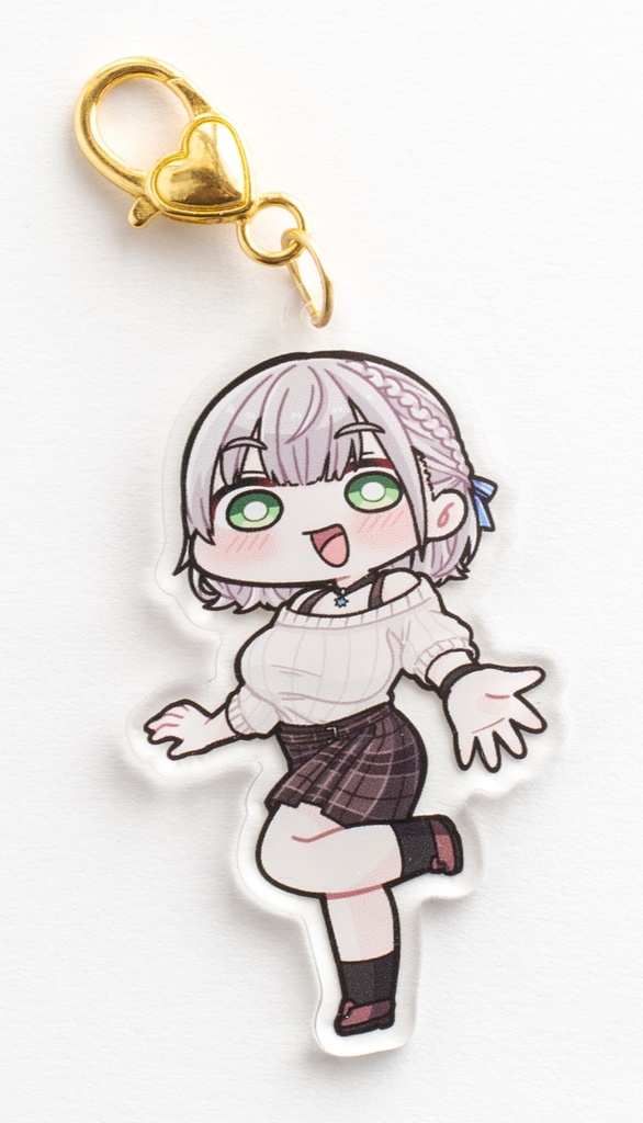 【こまいぬ】白銀ノエル アクリルキーホルダー【非公式】