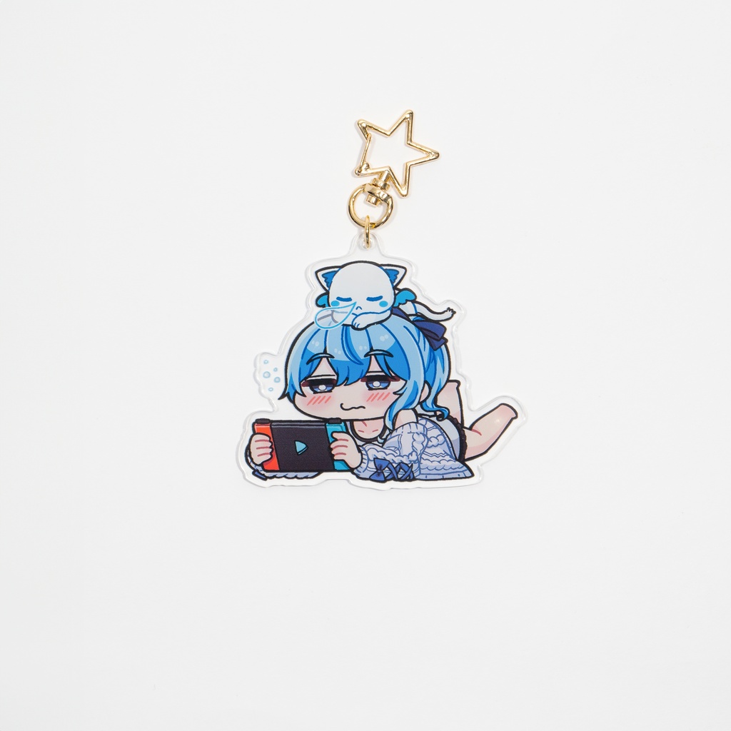 【こまいぬ】おやすみみこめっと 星街すいせいのでかアクリルキーホルダー【非公式】