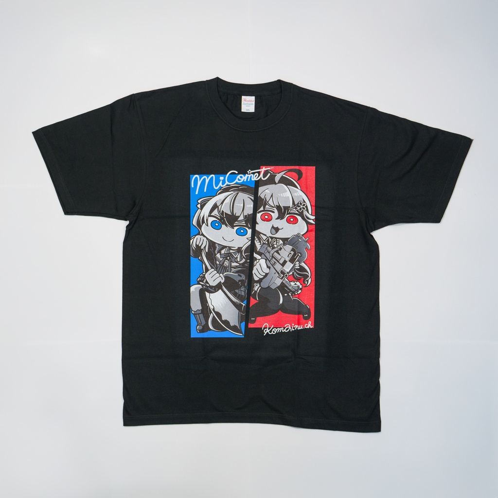 【こまいぬ】みこめっとTシャツ ビッグシルエット 2XL【非公式】