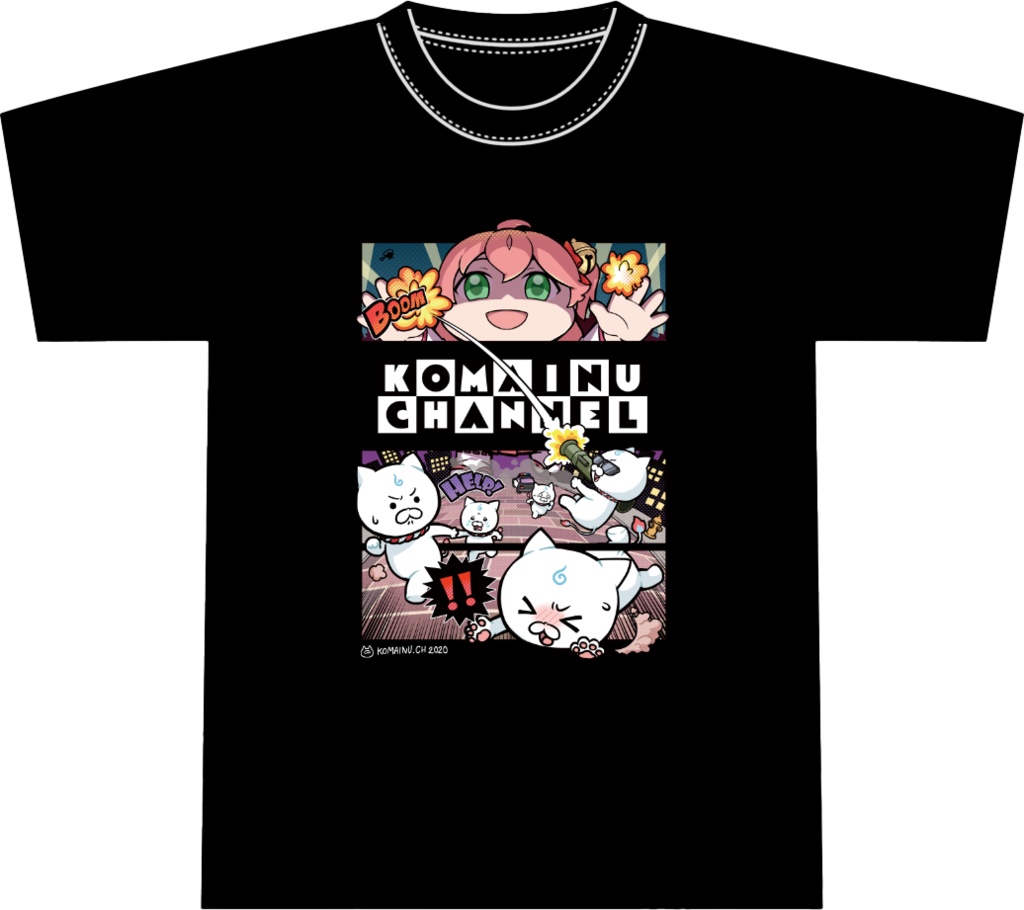 【こまいぬ】はちゃめちゃ!こまいぬTシャツ with 35P【非公式】