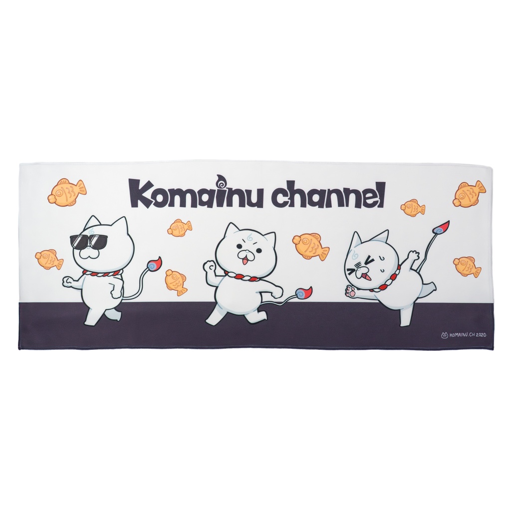 【こまいぬ】いつでもどこまでも35pと一緒!フェイスタオル【非公式】