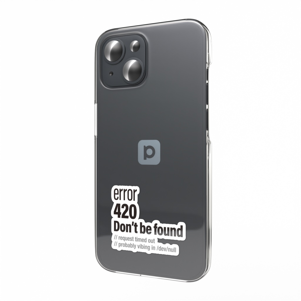error 420 Don't be found スマホステッカー