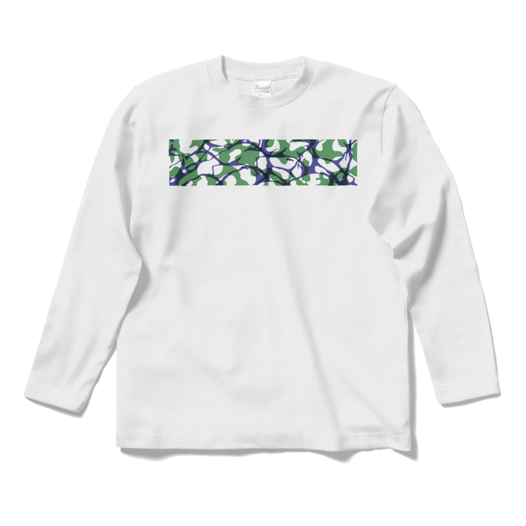 Marble Camo ロンT ホワイト