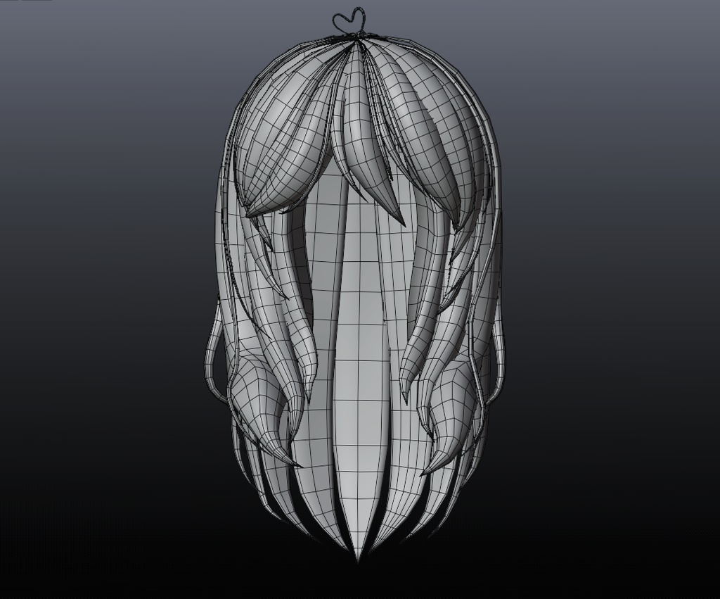 Heart Hair「ハート 髪型」