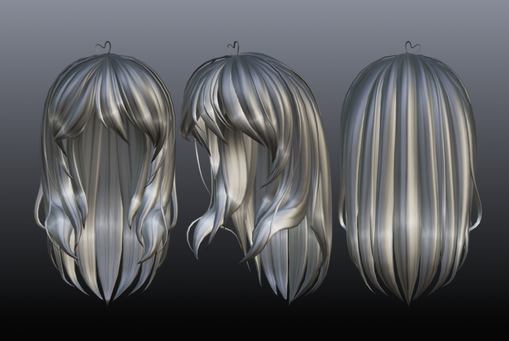 Heart Hair「ハート 髪型」