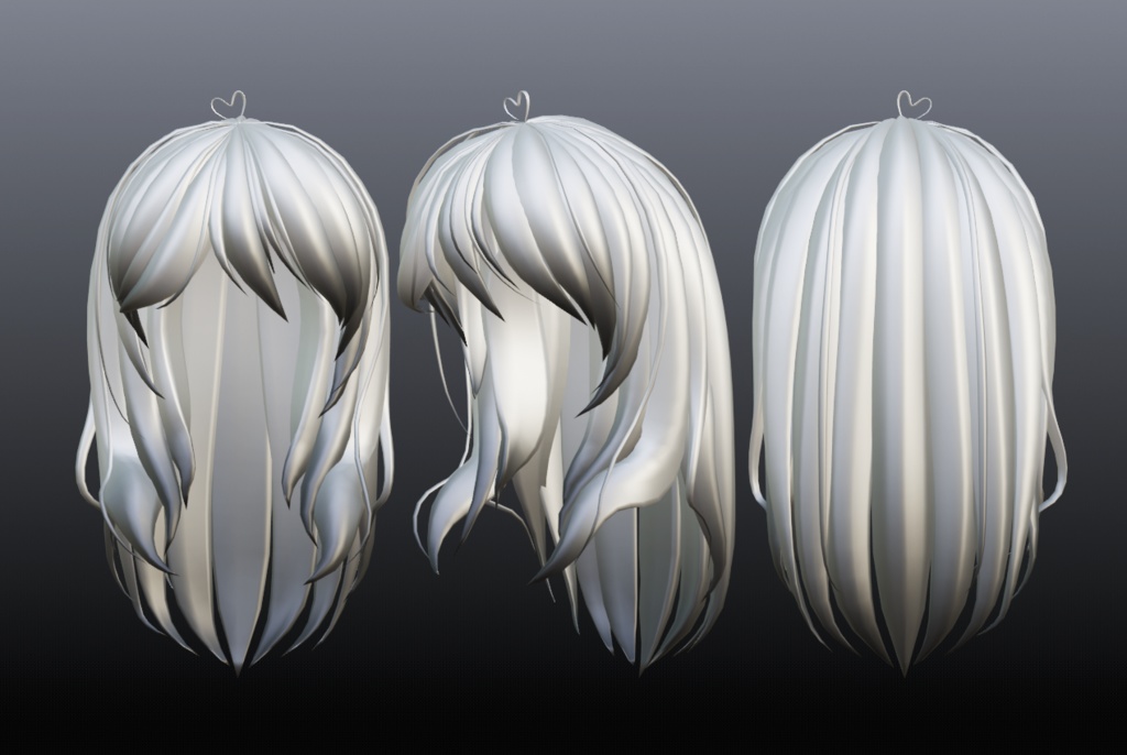 Heart Hair「ハート 髪型」