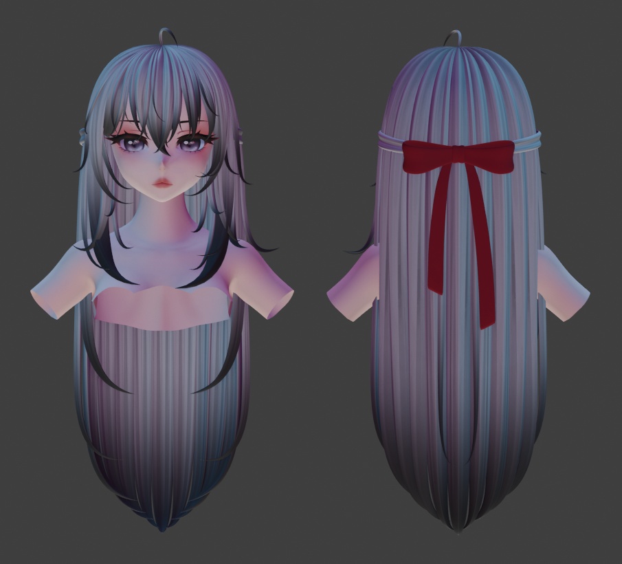 Ribbon Hair「リボン 髪型」