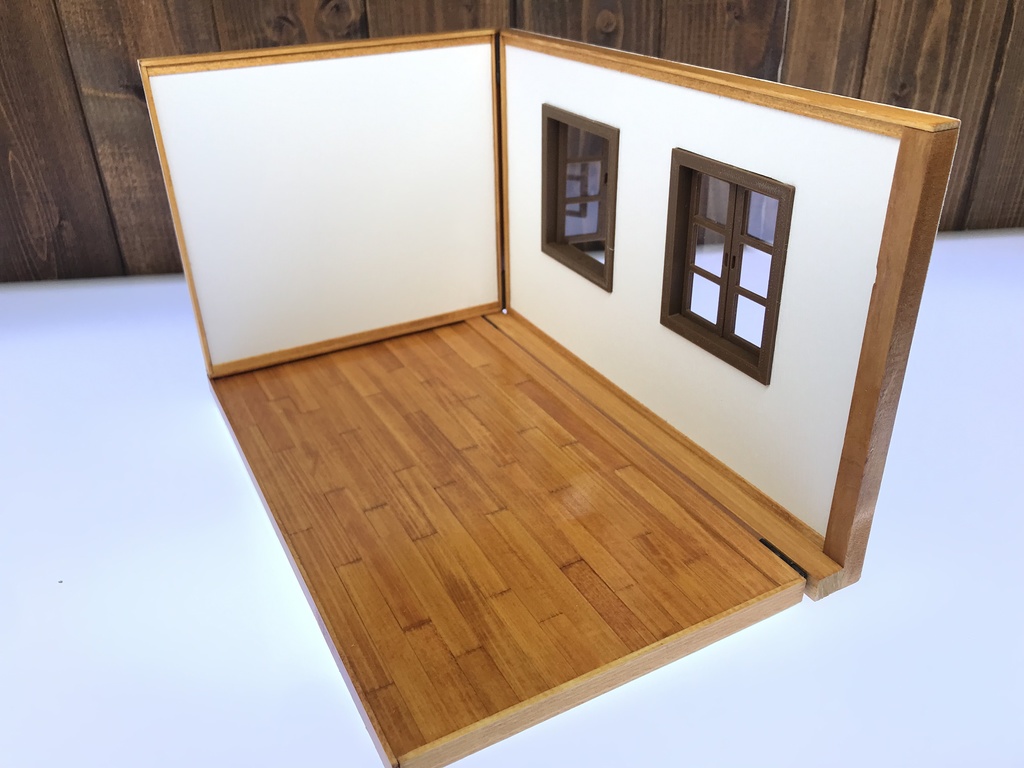 ブック型ドールスタンドM洋室