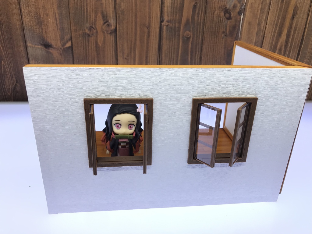 ブック型ドールスタンドM洋室