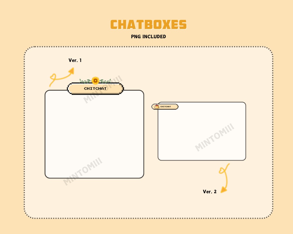 Sunflower Pixel Stream Overlay ┃Streamelements, OBS, Twitch, YouTube, Facebook