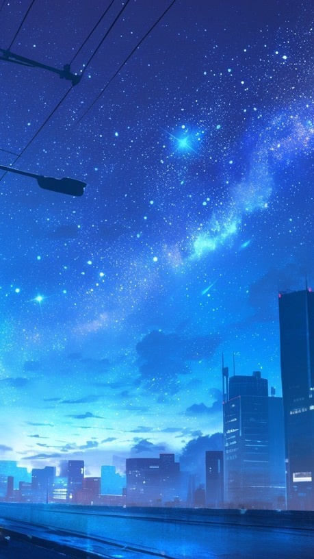 夜空スマホ壁紙セット｜20枚【儚い・幻想的】iphone・android対応