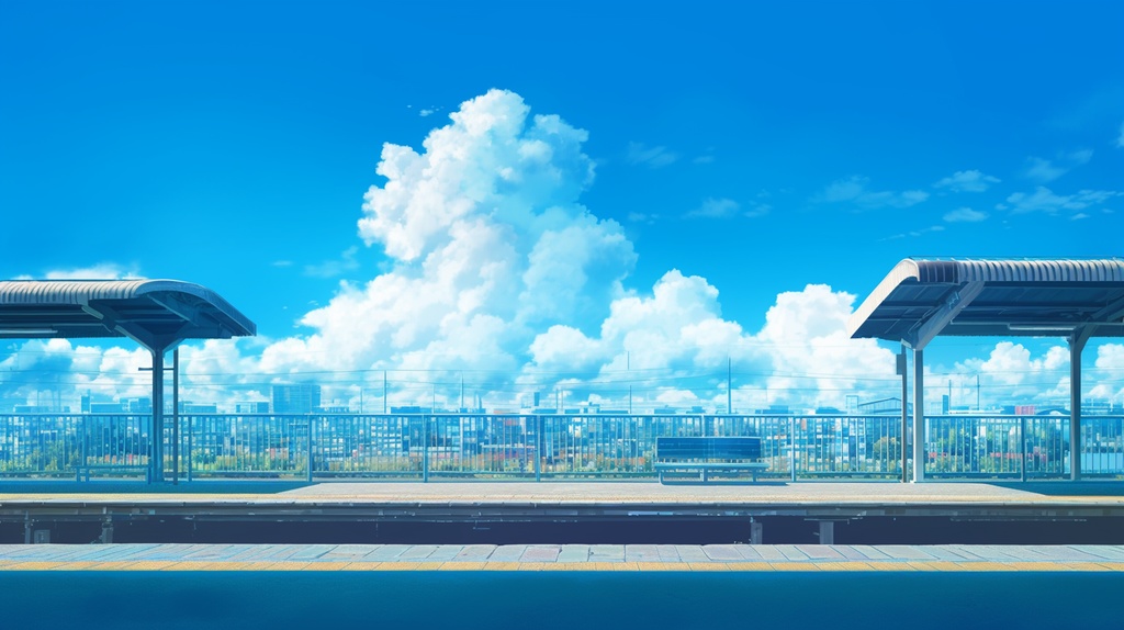 【配信者・ゲーム制作向け】ピアノBGM(10分ループ)＋背景セット Vol.2｜爽やかで少し切ないBGM【商用利用OK】