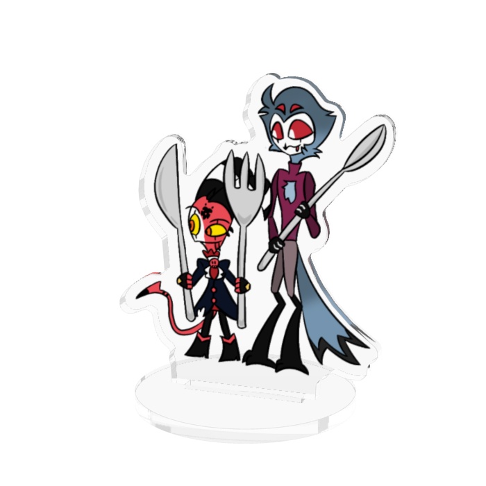 ブリストとご飯を食べるアクリルスタンド