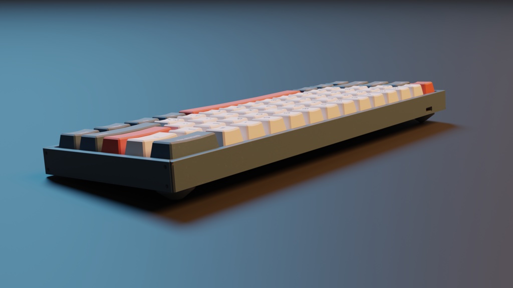 キーボード 3Dモデル