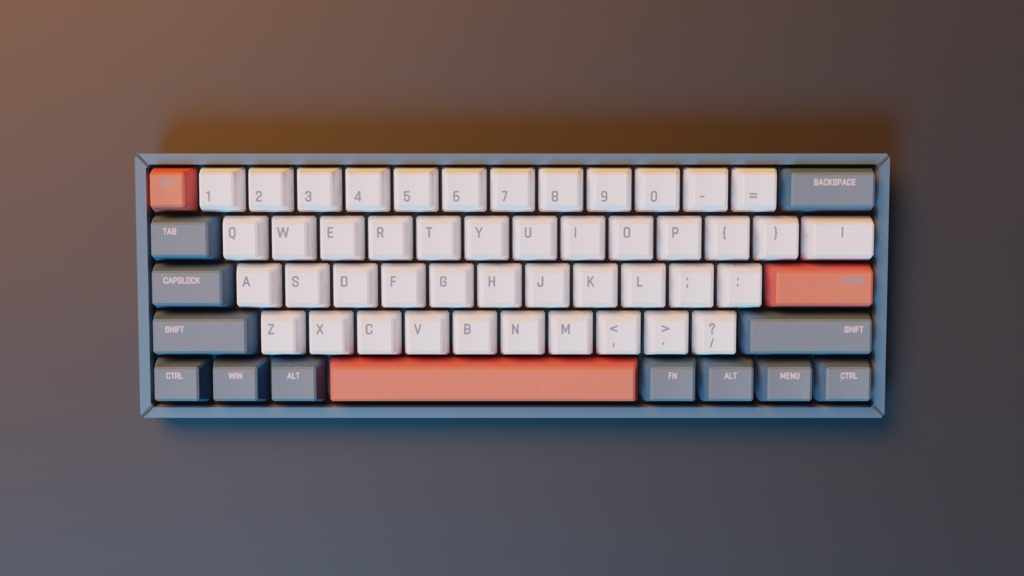 キーボード 3Dモデル