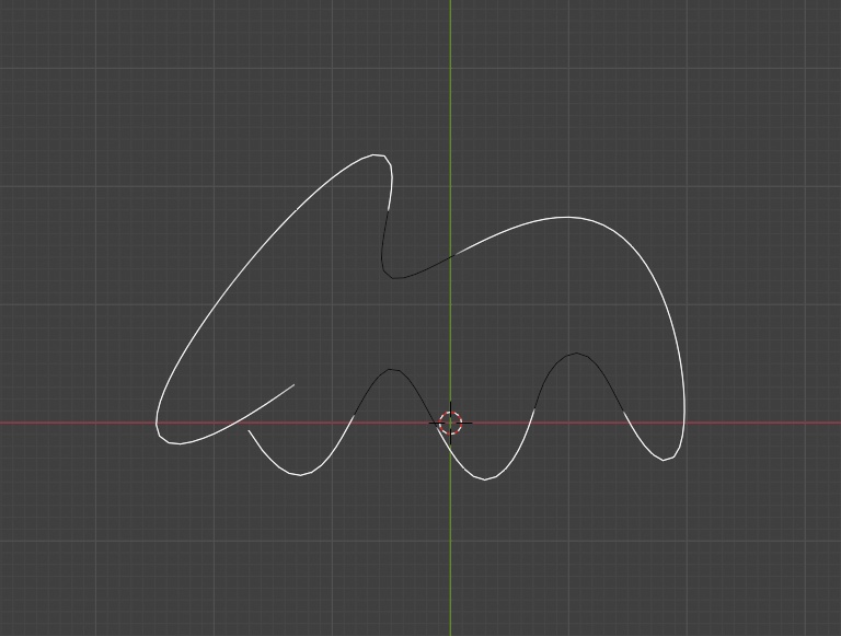 カーブタンジェントの角度計算ツール Blender GeometryNode