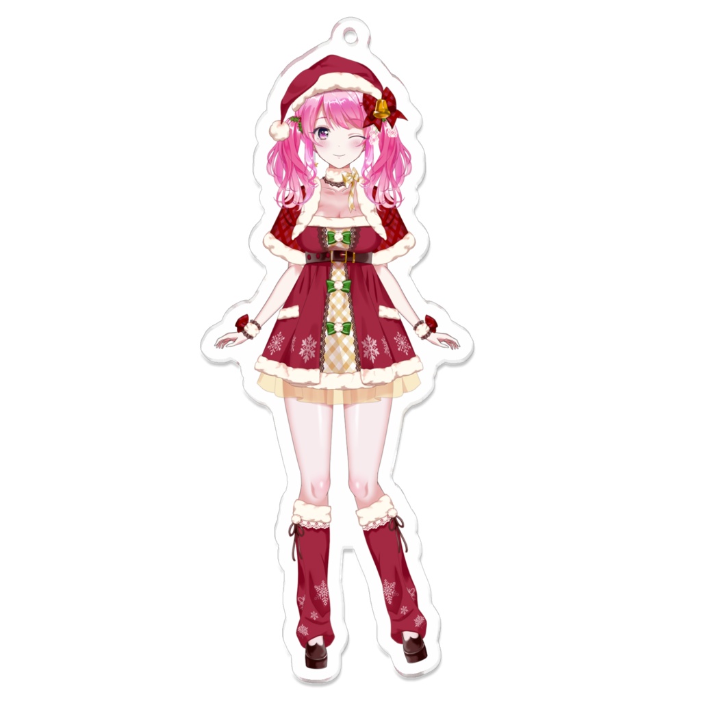 卯咲ちさ アクリルキーホルダー(サンタ)