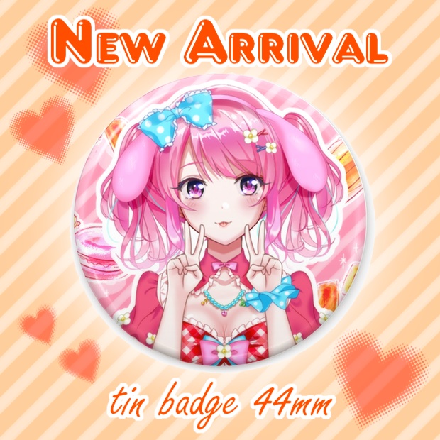 卯咲ちさ コスプレ缶バッチ(メロディ)