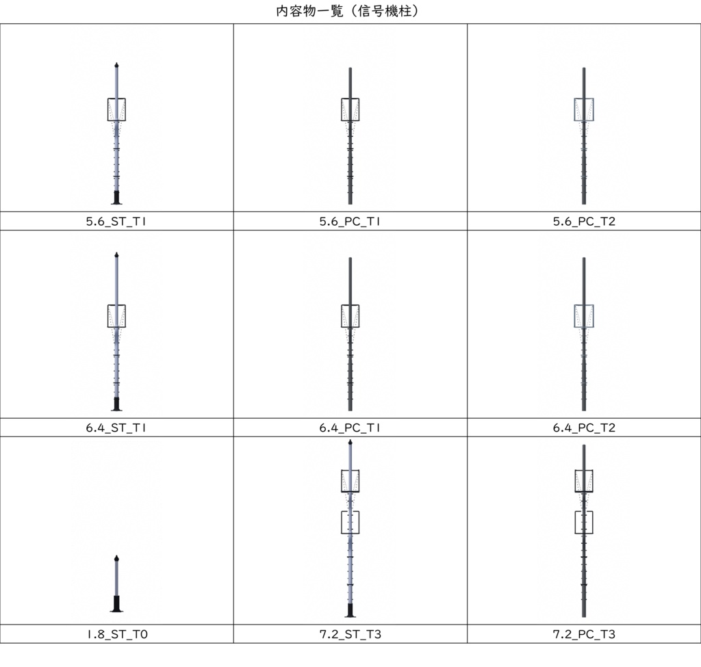 【3Dモデル】鉄道用信号機【無料あり】