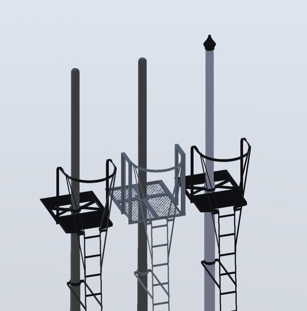 【3Dモデル】鉄道用信号機【無料あり】