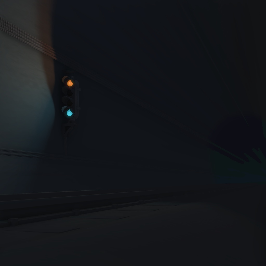 【3Dモデル】鉄道用信号機【無料あり】