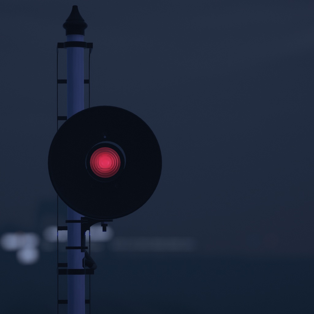 【3Dモデル】鉄道用信号機【無料あり】