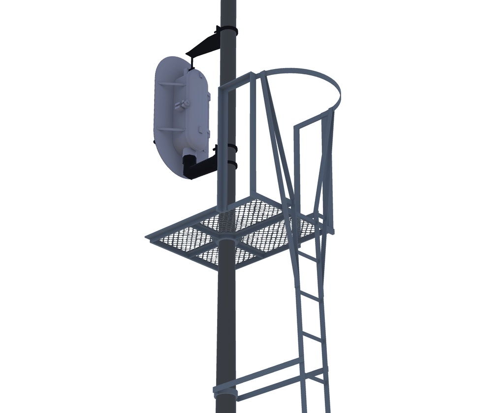 【3Dモデル】鉄道用信号機【無料あり】