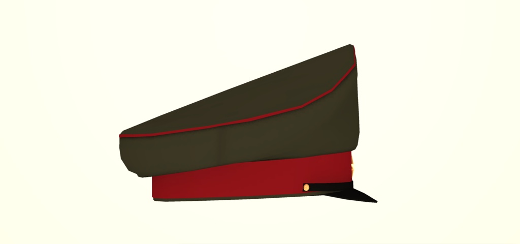 東の帝国の将校向け軍帽