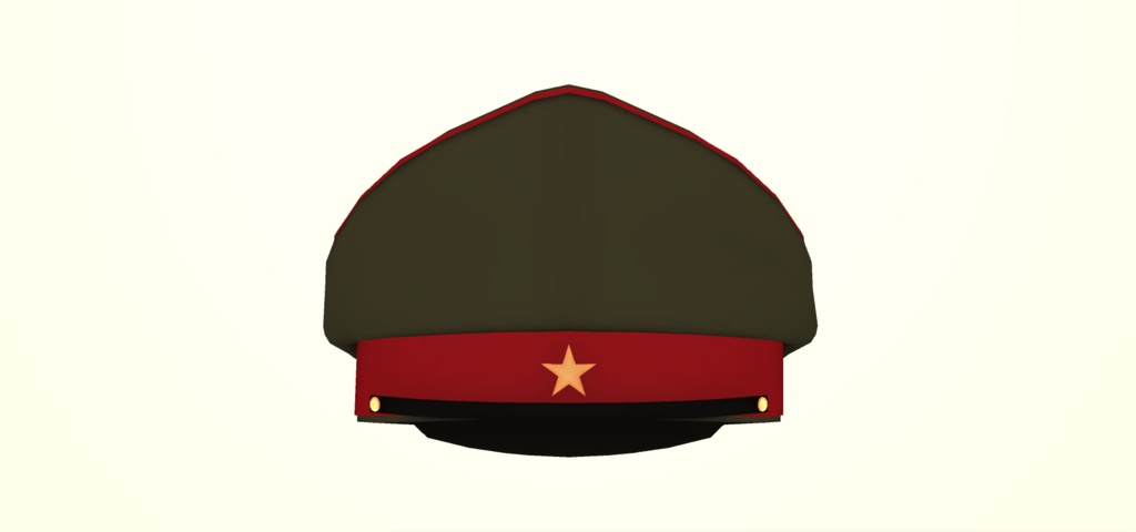 東の帝国の将校向け軍帽