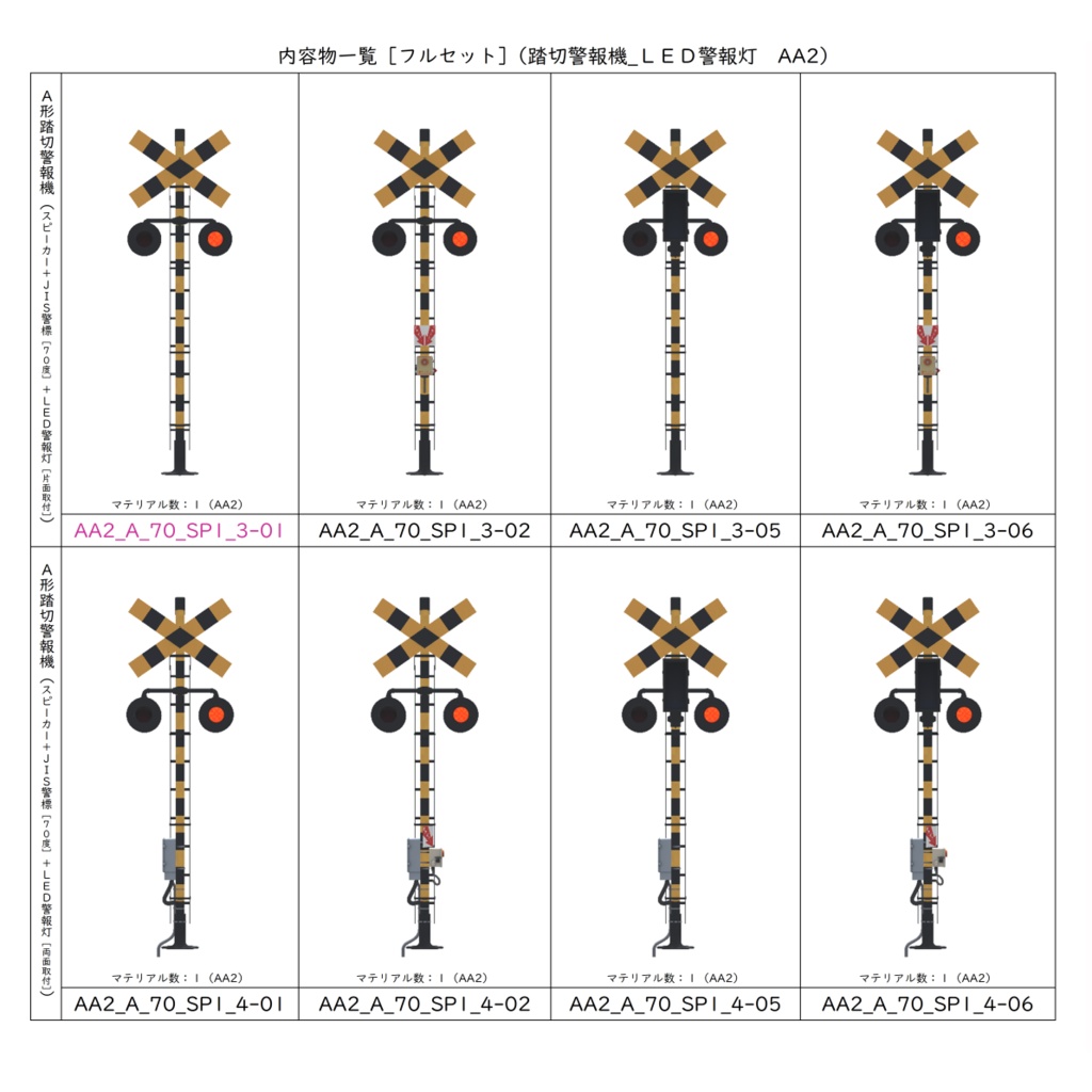 【3Dモデル】踏切警報機【VRChat可】