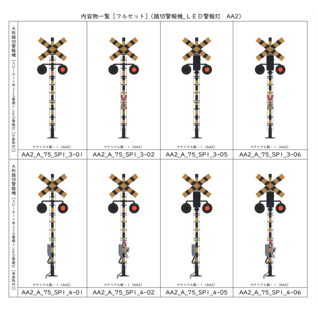 【3Dモデル】踏切警報機【VRChat可】