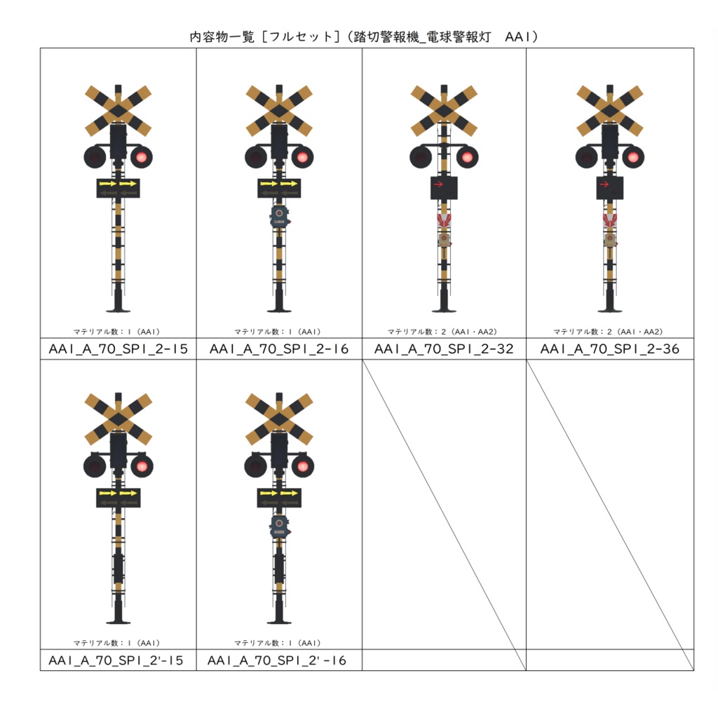 【3Dモデル】踏切警報機【VRChat可】