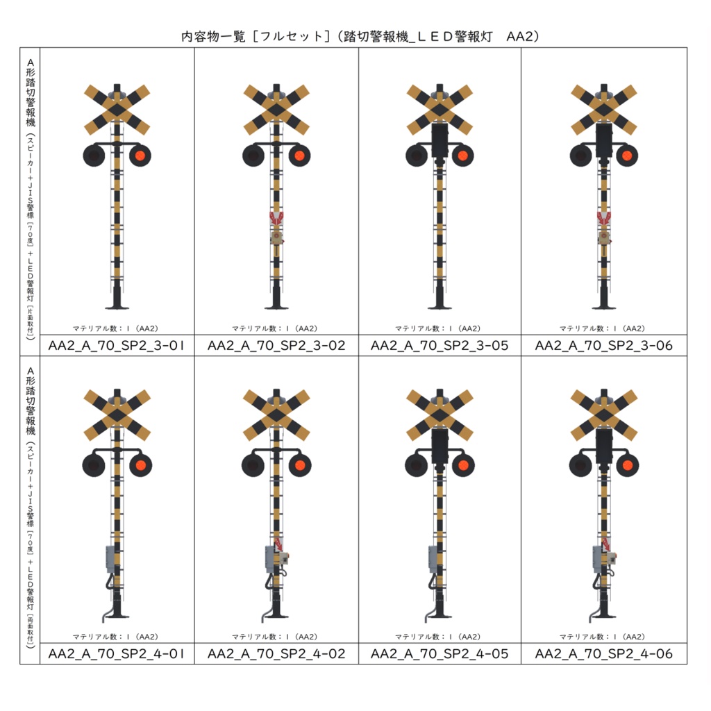 【3Dモデル】踏切警報機【VRChat可】