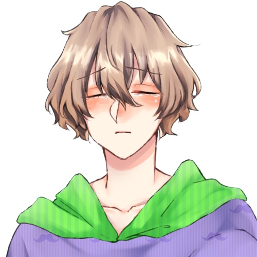 【立ち絵】パーカーを着た高校生【差分5枚】