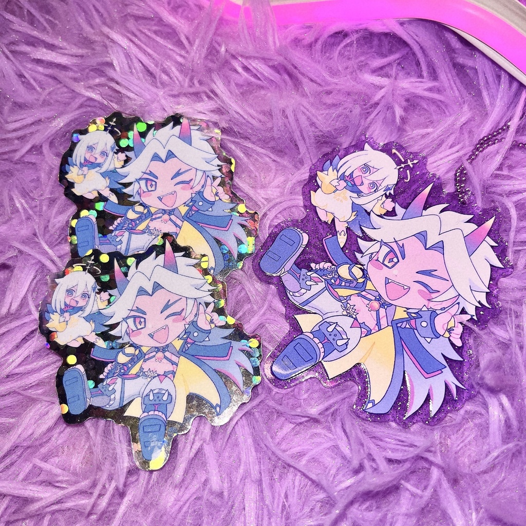 アライモンアクキー&ステッカーセット