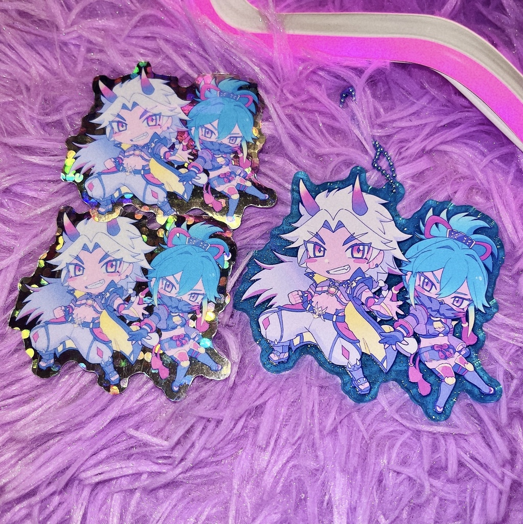 荒瀧派アクキー&ステッカーセット