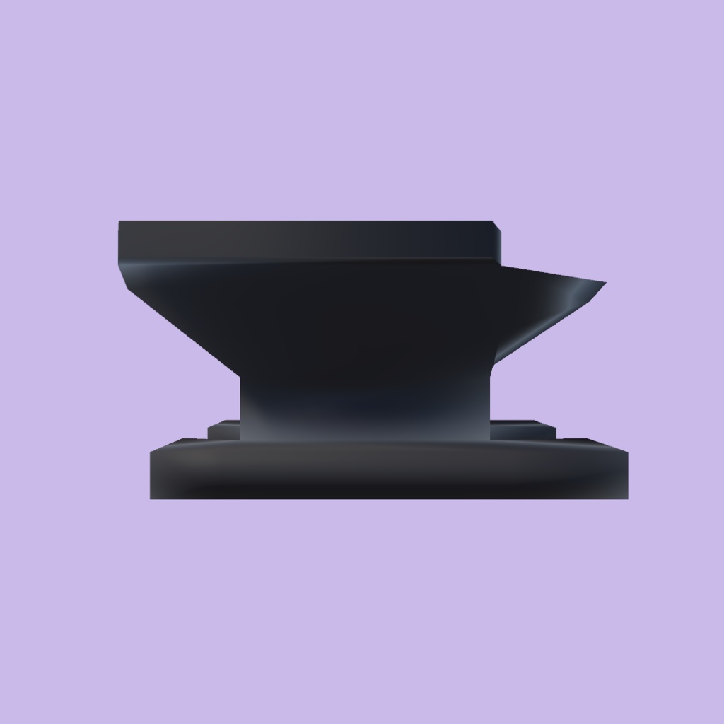 シンプルな金床