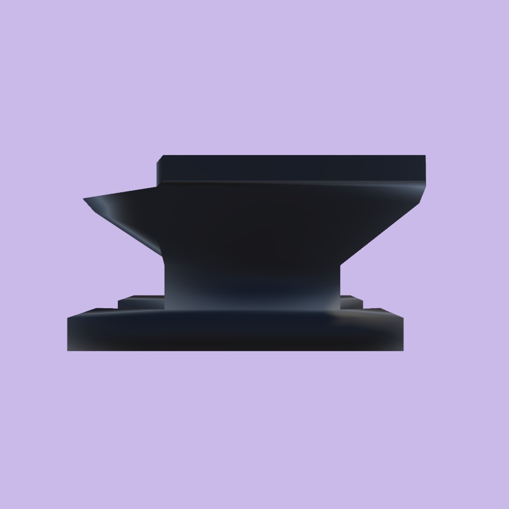 シンプルな金床