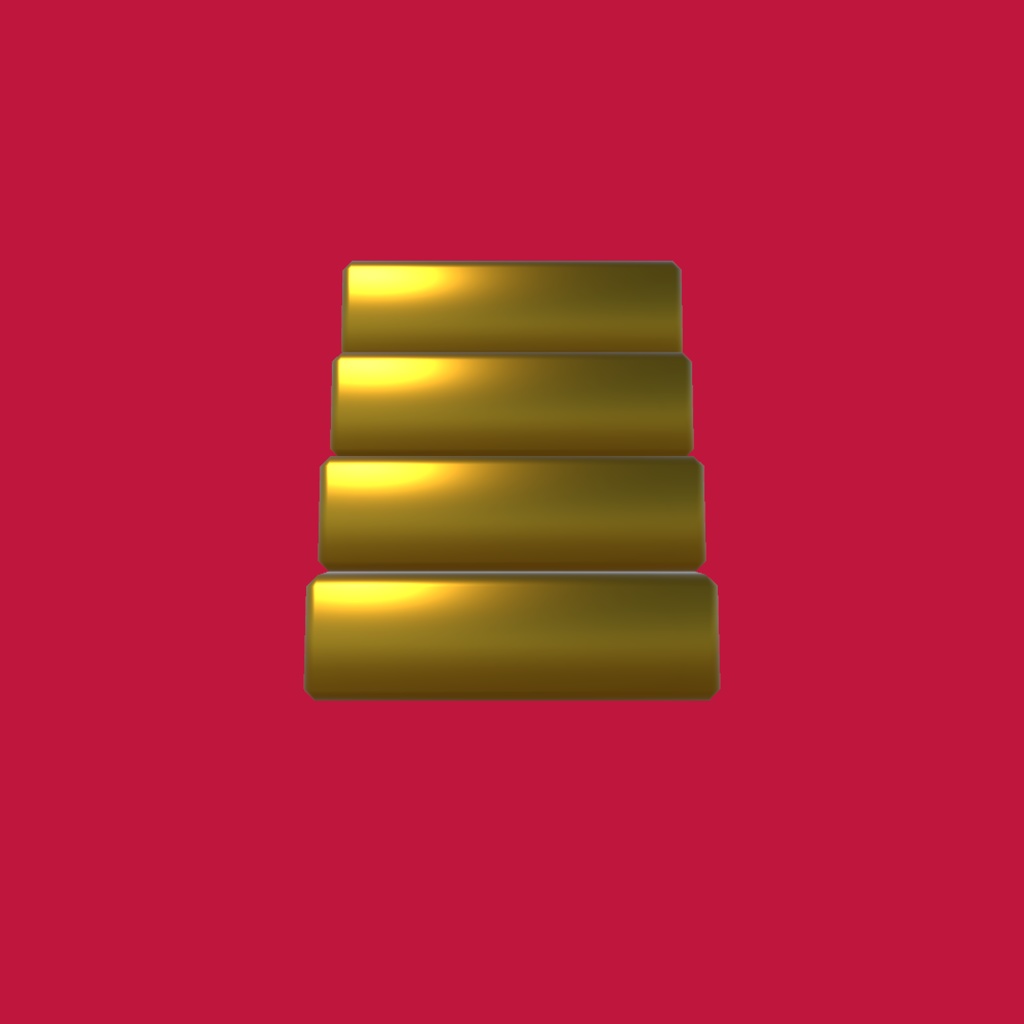 (無料)金持ち気分!?金塊?×10