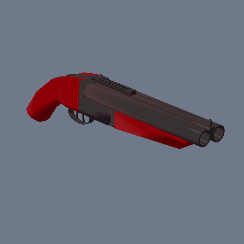 (無料)シンプルダブルバレルショットガン