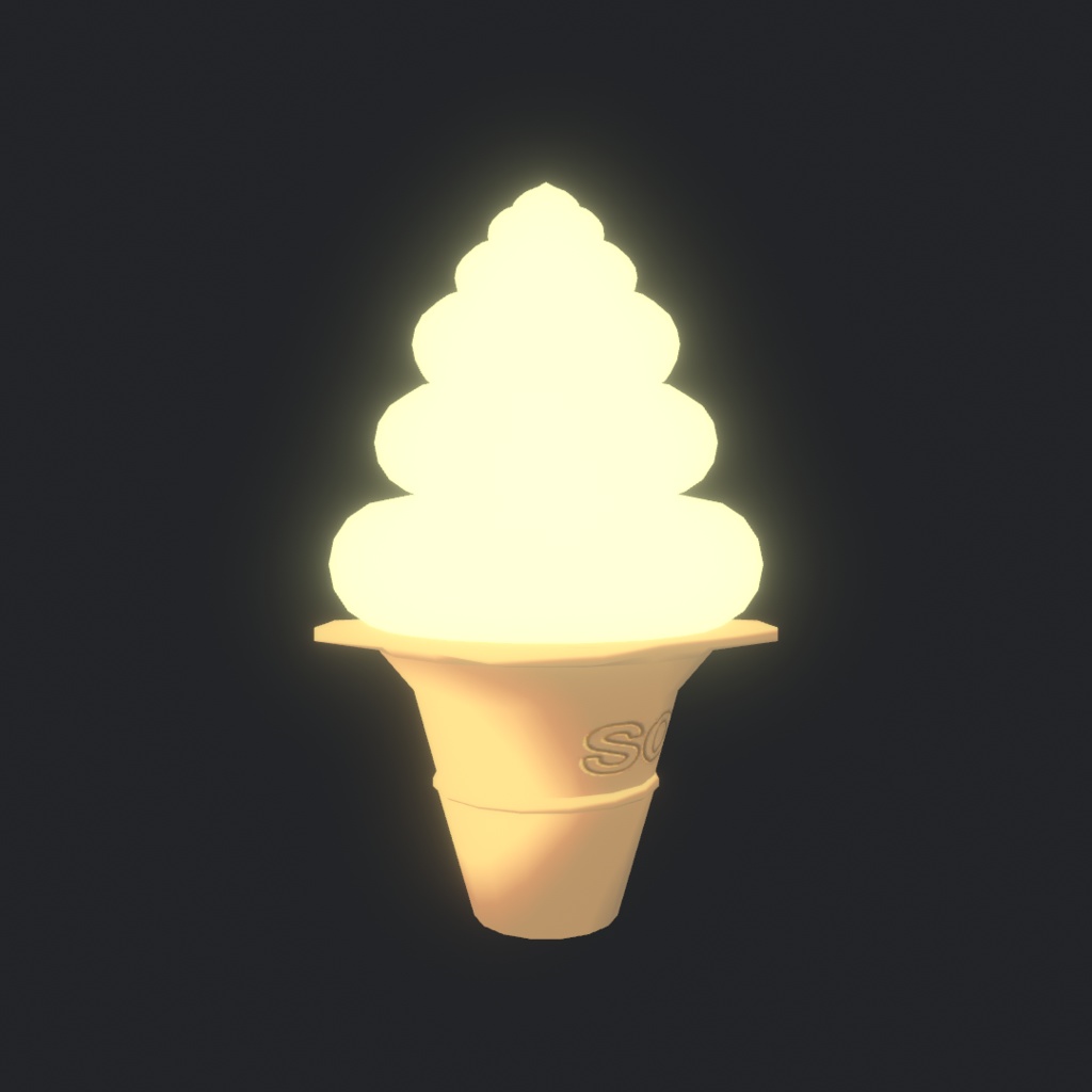 (無料)ソフトクリームランプ