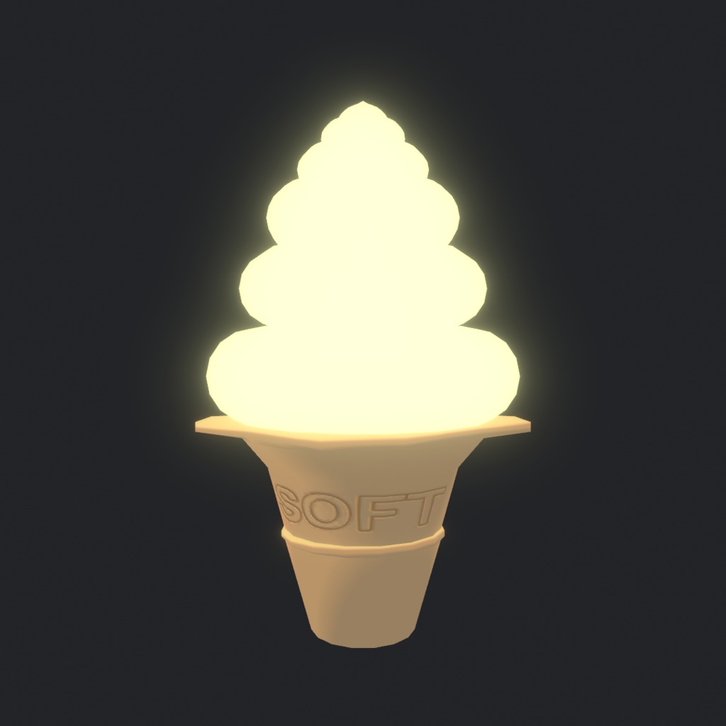 (無料)ソフトクリームランプ