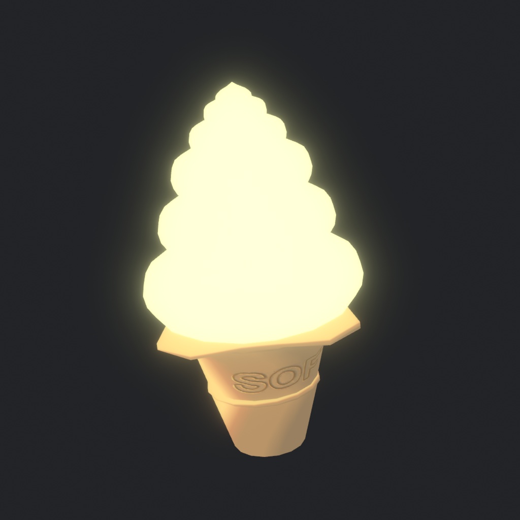 (無料)ソフトクリームランプ