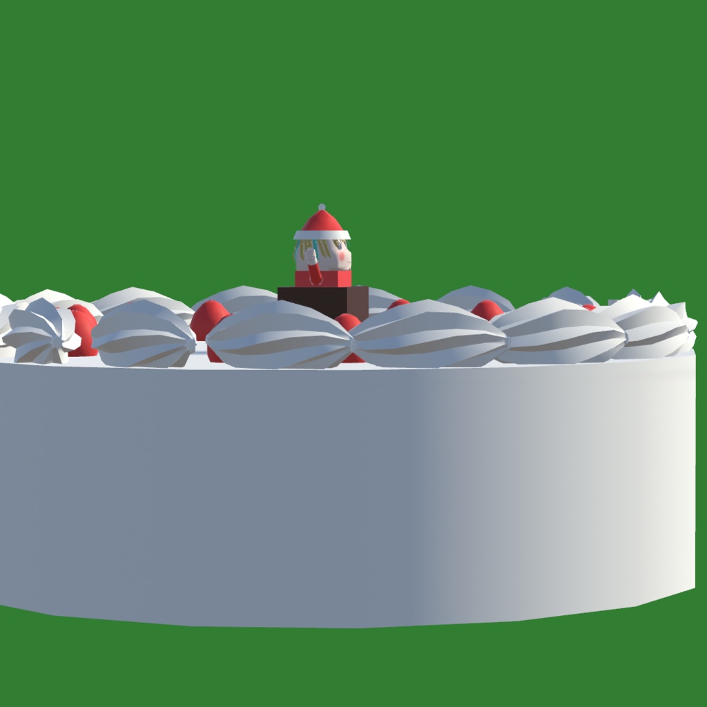 シンプルクリスマスケーキ