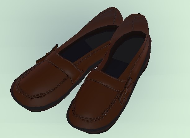 女子高生用のローファー【キセテネ対応 ウェイトペイントあり】