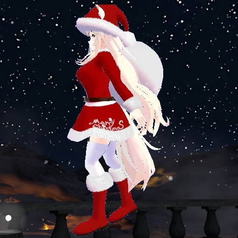 ファルムナ / Falmna専用サンタコスチューム VRChat想定3Dモデル衣装