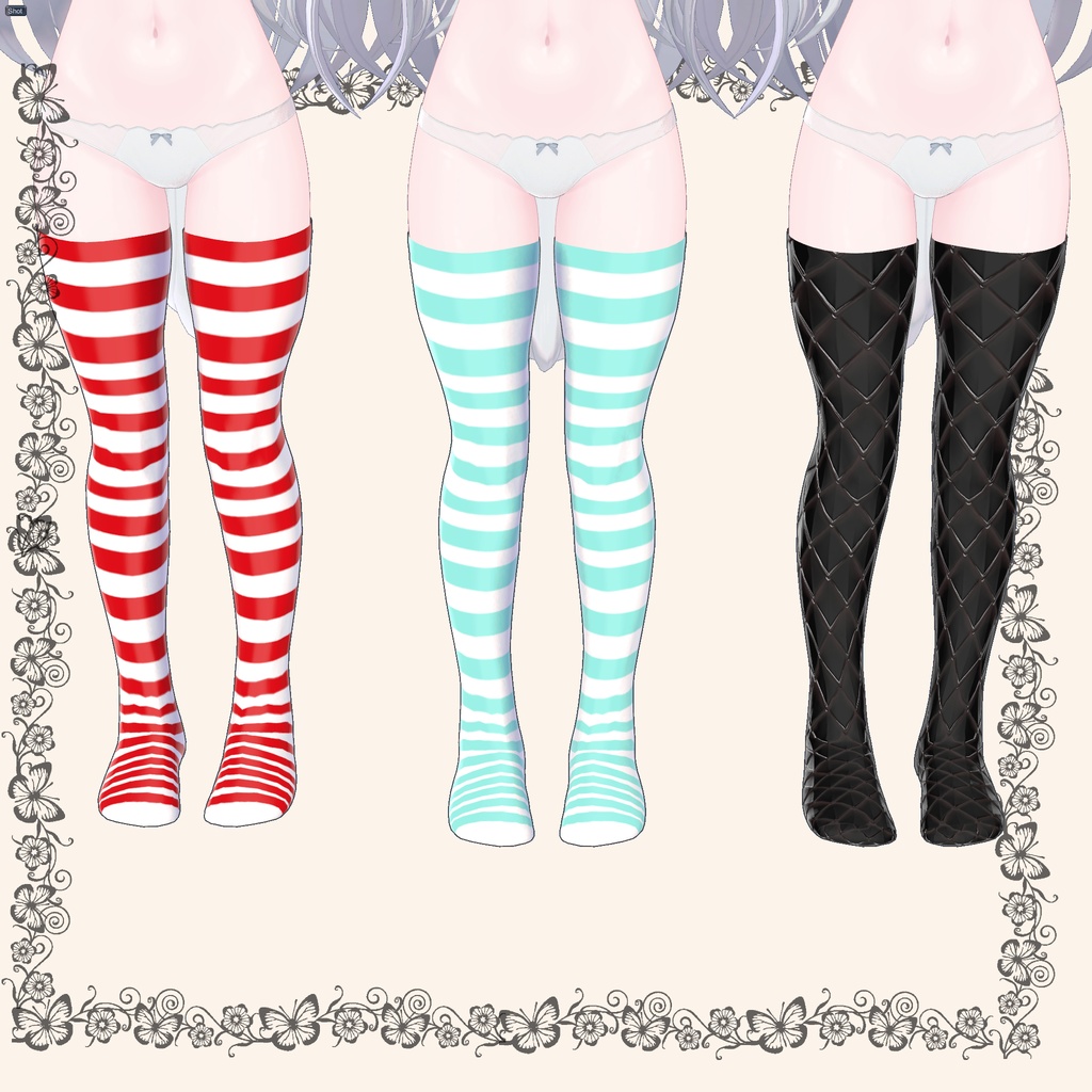 Lime(ライム)対応ストッキングとニーソックス