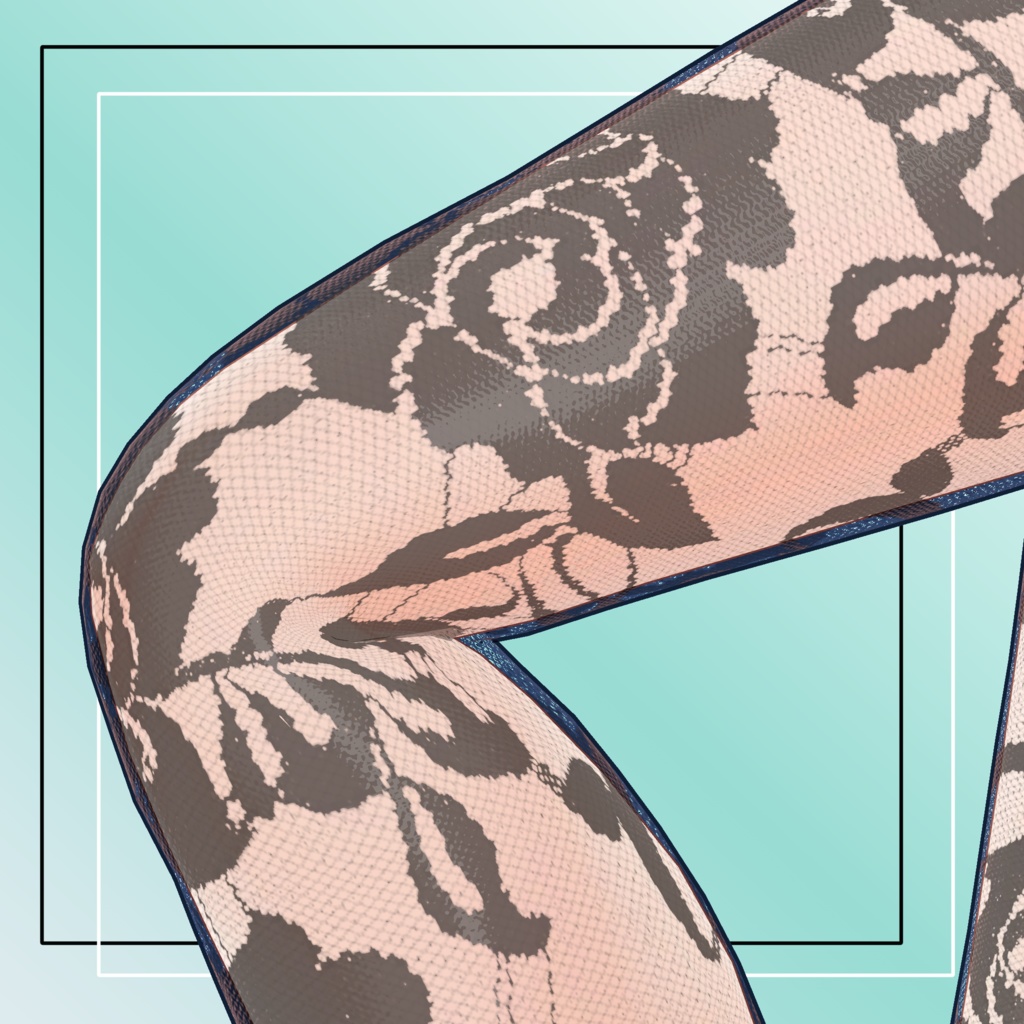 ストッキングとニーソックスのセット4(複数アバター対応)