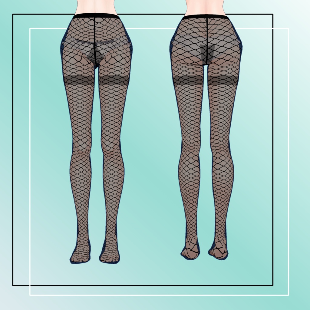 ストッキングとニーソックスのセット4(複数アバター対応)