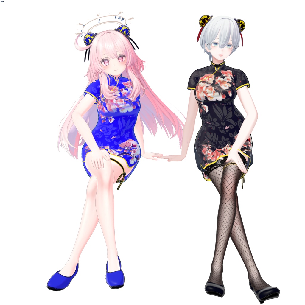 【複数対応衣装】チャイナドレス 桜